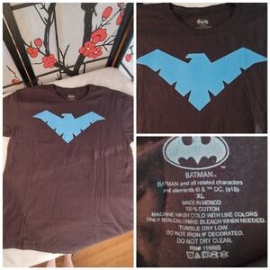 Batman T-Shirt - Black and Blue